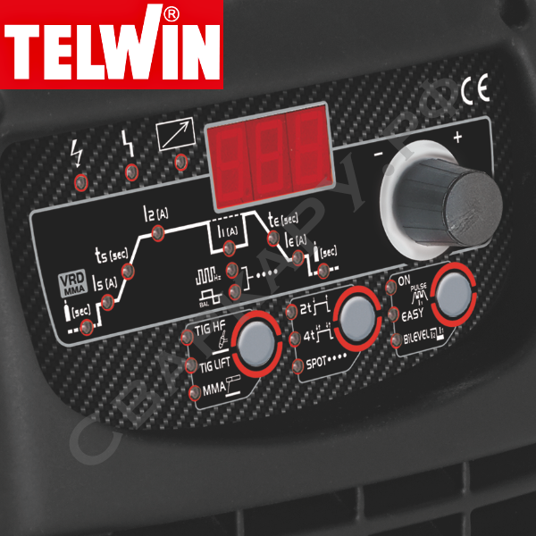 Установка для аргонодуговой сварки Telwin SUPERIOR TIG 251 DC-HF/LIFT VRD