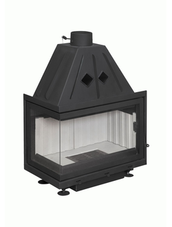 Каминная топка Экокамин Альфа 700 L два стекла левая