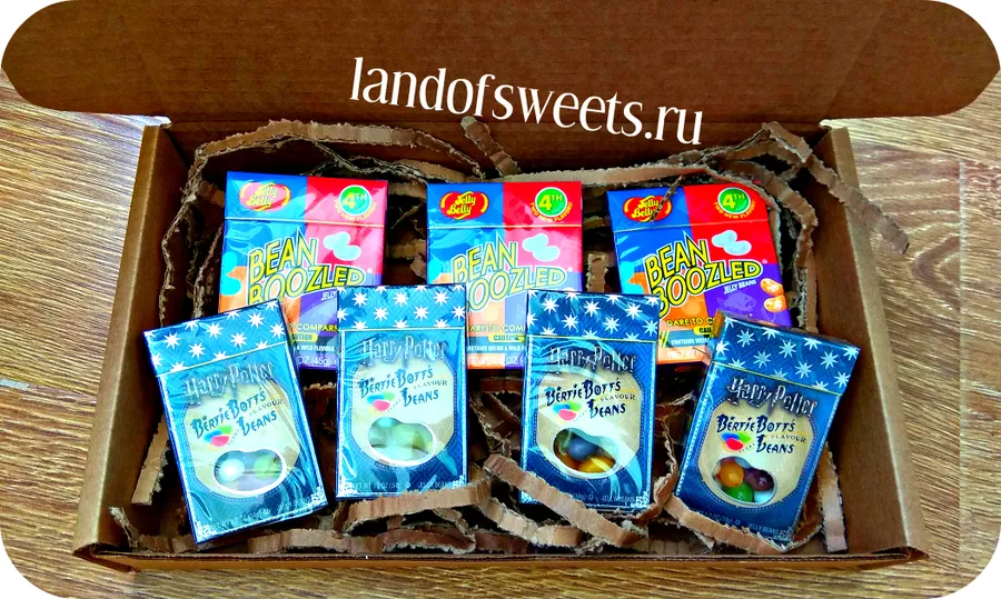 Заказ в г. Тюмень для любителя испытать удачу с бобами Harry Potter + Bean Boozled