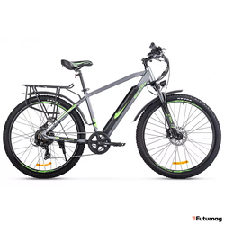 Электровелосипед Eltreco XT 850 Pro серо-зеленый