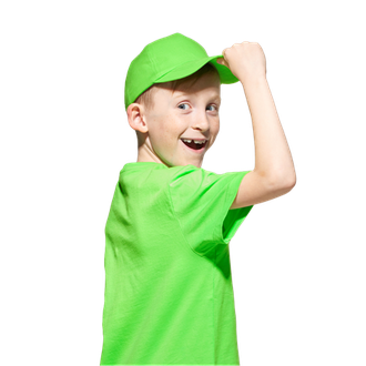 арт. 10JU Бейсболка детская Stan Classic Teens (ярко-зеленый / салатовый)