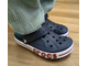 Crocs Bayaband Clogs Детские синие с красным