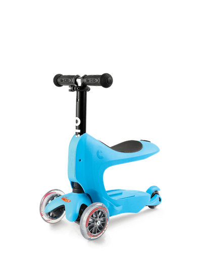 Самокат MICRO Mini 2Go Deluxe голубой