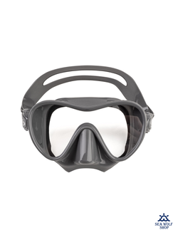 Маска для дайвинга с трубкой Scorpena комплект темно-серый (взрослый)