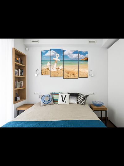 Модульная картина "Голубая лагуна"