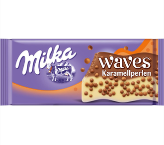 Milka Waves Caramel 81G (22 шт)
