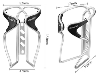 Держатель фляги Easydo ED-013, алюмин., 133х82мм, серебр.
