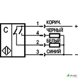 Емкостный датчик CSN IC7P5-43P-50-LZS4