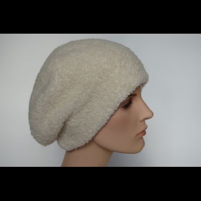 Белый берет из альпака Vizio Италия 9014 В