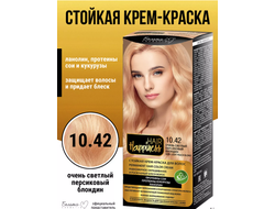 Белита-М Hair Happiness Стойкая Крем-краска для волос Аммиачная тон 10.42 Очень светлый Персиковый б