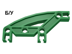 ! Б/У - Znap Beam 8, 4 Holes, 3 Bends, Curved, Green (32246 / 4125361) - Б/У