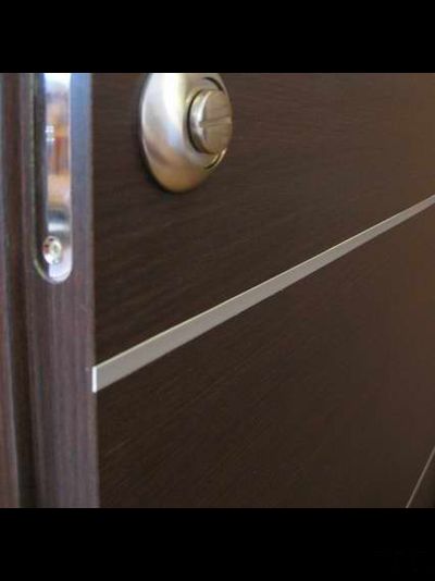 Алюминиевый молдин Pro Design для дверных полотен 6 мм м.п.