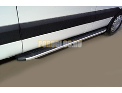 Порог алюминиевый с пластиковой накладкой 2020 мм ТСС для Sollers Atlant 2023-