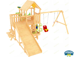 Детская площадка IgraGrad Крафт Pro 1 с зимней горкой Томск