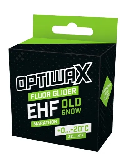 Ультравысокофторовый парафин Optiwax EHF Old Snow +0...-20°C, 60г