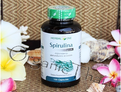 Купить тайские капсулы спирулина (Spirulina) для поддержания иммунной системы "Herbal One"