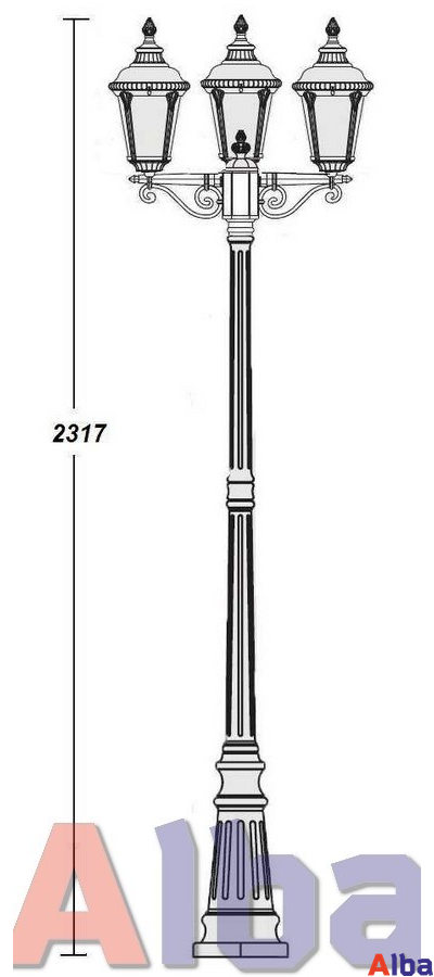 Munich 79759B Парковый светильник