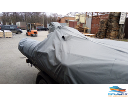 Тент на РИБ Навигатор 460R консоль и якорь