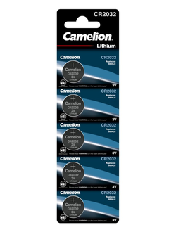 Батарейка литиевая Camelion CR2032/5BL Lithium 5 штук
