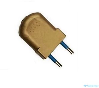 Вилка электрическая золото-бронза (Италия)