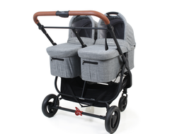 Коляска для двойни 2в1 Valco baby Snap Duo Trend Grey Marle