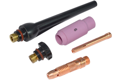 Горелка сварочная TIG  с газовым охлаждением WP-17 (2-pin, 4м) / Torch for TIG welding, 073667