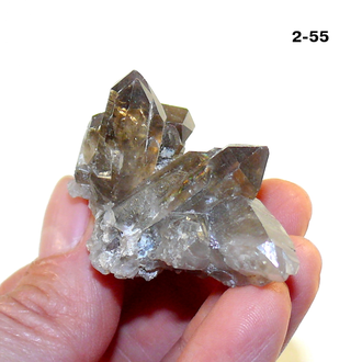 Раухтопаз натуральный (микро-друза) Казахстан №2-55: 24,1г - 55*27*28мм