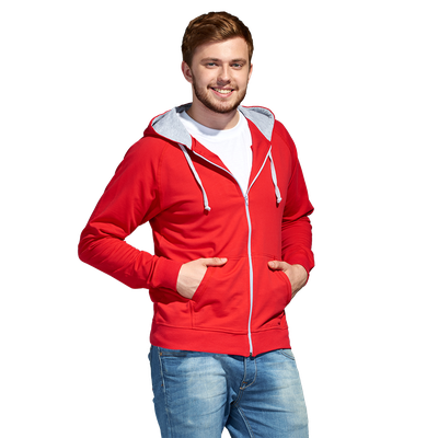 Толстовка мужская без начёса (A61) 260 г/м2, 92% хлопок, 8% эластан