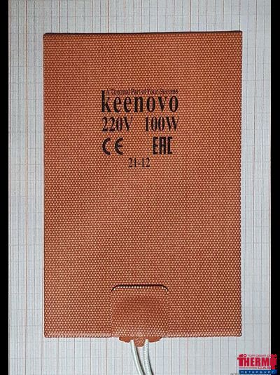 Гибкая нагревающая пластина 100 Вт 220 В (120х185) Keenovo (3М скотч, без термодатчика)
