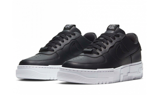 Nike Air Force 1 Low Pixel (Черные с белым)