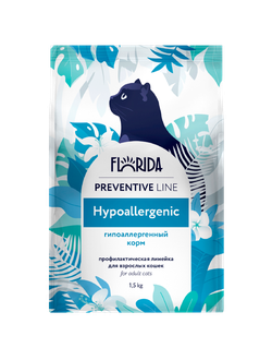 Florida Preventive Line Hypoallergenic сухой корм для кошек "Гипоаллергенный" 1.5 кг