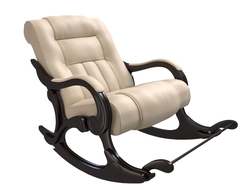 Кресло-качалка Родос крем экокожа