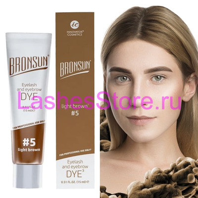 Краска BRONSUN для ресниц и бровей "Gel Dye" (15 мл)