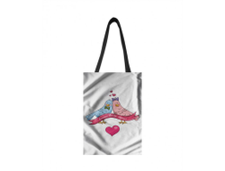 Сумка-шоппер вертикальная #7 на День влюблённых, 14 февраля