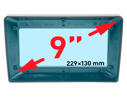 Переходная Рамка RENAULT Duster, Logan, Sandero 14+, Kaptur lada x ray (тип2), 9&quot; (Incar RFR-FC252)