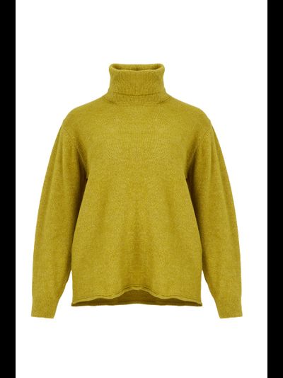 Свитер с воротом и манжетами - "резинкой"