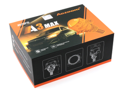 Билед модули Aozoom A3 Max 2025 3.0 дюйма, 5500К, 12V, 49W/57W, крепление 3R и съемное гаечное (комплект, 2шт)