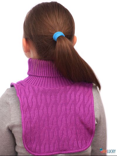 Манишка 23-34 подклад 100% полиэстер, размер 3 (от 5 лет) сиреневый