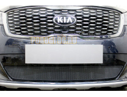 Защита радиатора Kia Sorento Prime 2017- black
