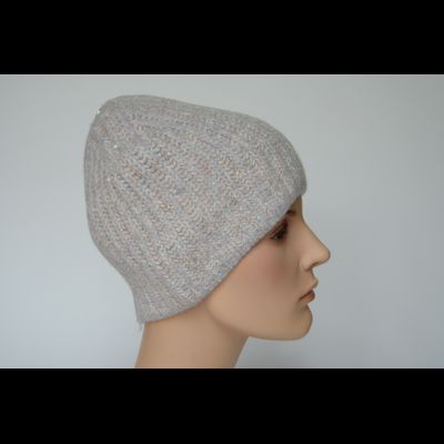 Шапка из кашемира женская Vizio Италия S 1106 CYO серая