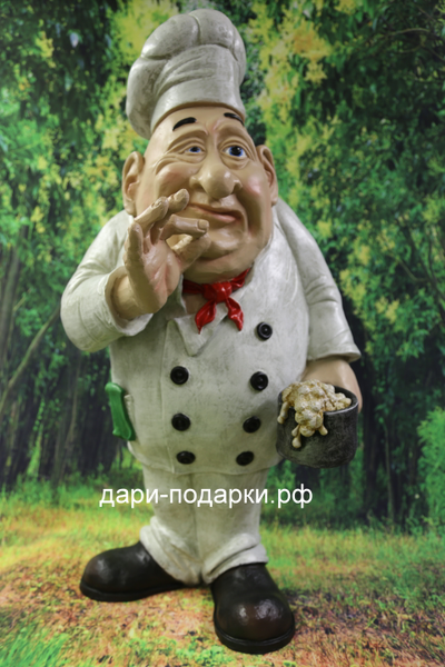 Шеф - Повар 70*35 см  5,8 кг  полистоун Россия 6219/012841*