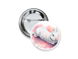 Значок закатной год Кролика №5