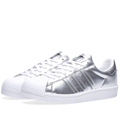 Adidas Superstar серебряные