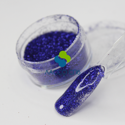 Глиттер блестки Ультрамарин 0,2 мм 1 кг