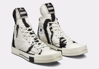 Converse x Rick Owens DRKSTAR Chuck 70 Zebra