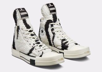 Кеды Converse x Rick Owens DRKSTAR Chuck 70 Zebra