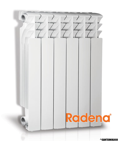 Алюминиевый радиатор отопления Radena R500/100 4 6 8 10 12 секций