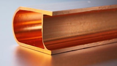 Качественная гибка медной шины с сохранением толщины металла