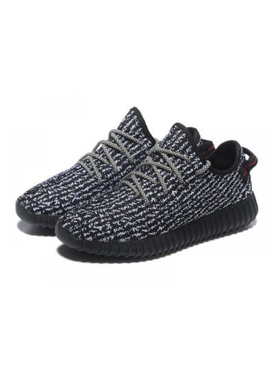 Yeezys black and white on sale