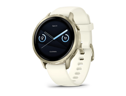 Garmin Venu 4 41mm Lunar Gold with Bone Silicone Band (010-03013-00 / 010-03013-40)